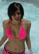 slim brunette teen alyssa doll in bikini