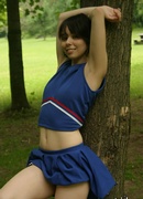 ariel rebel cheerleader strip