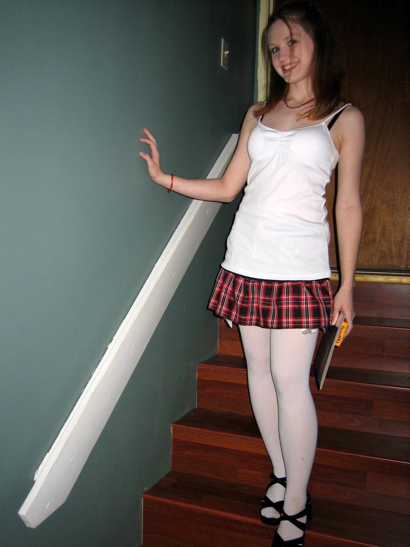 Red Head Teen School Girl
