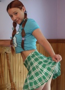 pattycake online blonde tease green skirt